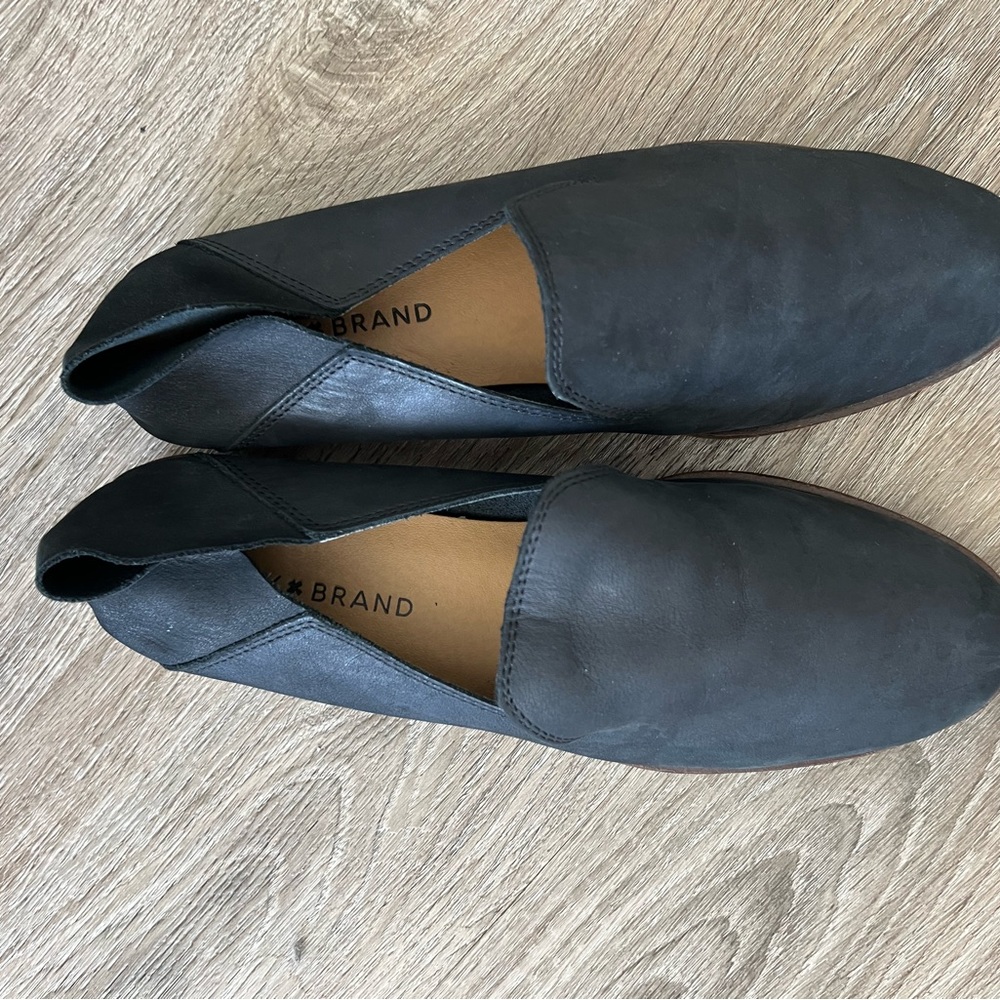 Lucky Brand Cahill Crashback Flats size 8. Black - Picture 5 of 11